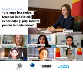 Maia Sandu: „Constat cu bucurie că avem tot mai multe femei în funcții de conducere”